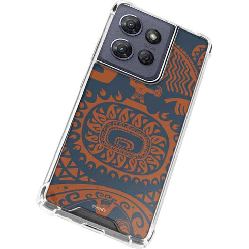 Disney Princess Moana Octopus Tropical Print Art Moto G Play 5G (2025) Clear Case